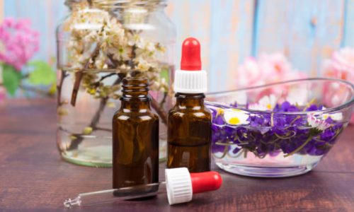 Alternative medicine equipment - Bach Flower Remedy, Homeopathy, essential oils